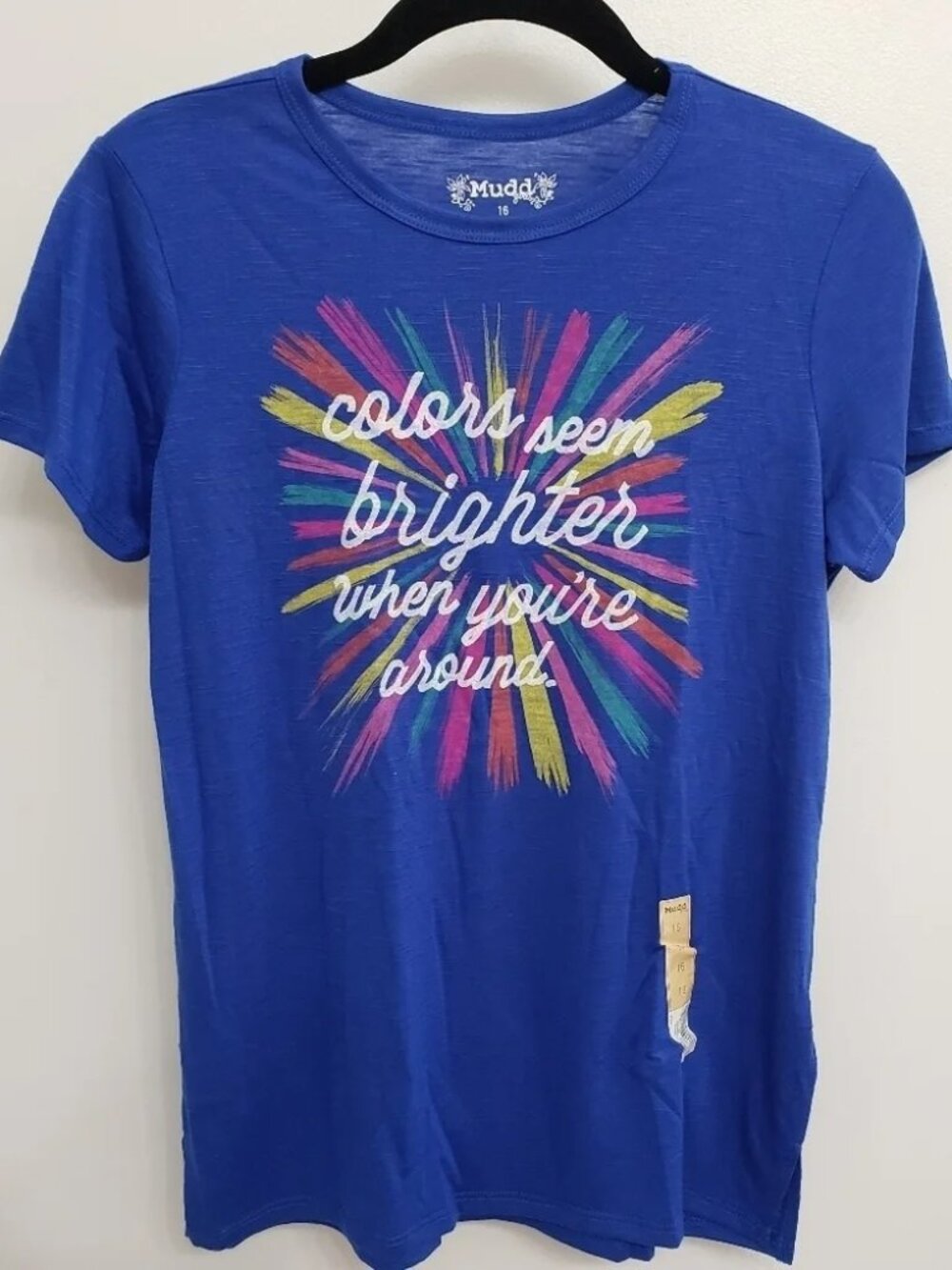 Mudd Short Sleeve Graphic Short Sleeve T shirt Girls Sz 16